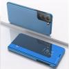 Луксозен калъф Clear View Cover с твърд гръб за Samsung Galaxy Note 20 - син