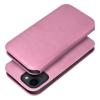 Луксозен кожен калъф Flip тефтер със стойка / Dual Pocket book / за Samsung S21 FE - розов