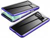 Магнитен калъф Bumper Case 360° FULL за Samsung Galaxy S10 Plus - прозрачен / синя рамка