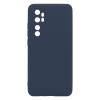 Силиконов калъф / гръб / TPU за Xiaomi Mi Note 10 Lite - тъмно син / мат