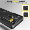 Удароустойчив твърд гръб / Кейс Defender Armor Ring Magnetic Holder lens cover Motorola Moto G37 - черен