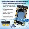 Универсален водоустойчив калъф Waterproof за мобилен телефон - зелен / камофлаж