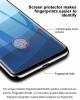 Оригинален извит стъклен протектор FULL GLUE за Samsung Galaxy S10 Plus / Извит стъклен скрийн протектор с лепило по цялата повърхност за Samsung Galaxy S10 Plus - черен