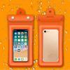 Универсален водоустойчив калъф Waterproof Case за мобилен телефон 6'' - оранжев