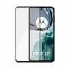 5D full cover Tempered glass Full Glue screen protector Motorola Moto E22 / E22i / Извит стъклен скрийн протектор с лепило от вътрешната страна за Motorola Moto E22 / E22i - черен кант