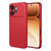 Силиконов калъф / кейс за Honor 600 - Червен гръб със защита за камерата
