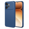 Силиконов калъф / кейс за Honor 600 - Тъмносин гръб със защита за камерата