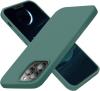 Луксозен силиконов калъф / гръб / Nano TPU кейс за Apple iPhone 13 Pro Max 6.7'' - тъмнозелен