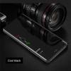 Луксозен калъф Clear View Cover с твърд гръб за Samsung Galaxy S21 Plus - черен