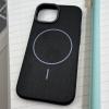 Луксозен гръб / кейс / Syndee Case с безжично зареждане MagSafe за Apple iPhone 16e - черен