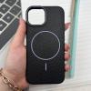 Луксозен гръб / кейс / Syndee Case с безжично зареждане MagSafe за Apple iPhone 16e - черен