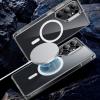 Луксозен силиконов калъф / гръб / Crystal Case с безжично зареждане MagSafe кейс за Samsung Galaxy S25 Ultra - прозрачен