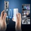 Луксозен силиконов калъф / гръб / Crystal Case с безжично зареждане MagSafe кейс за Samsung Galaxy S25 Ultra - прозрачен