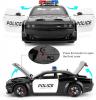 Метална кола с отварящи се врати капаци светлини и звуци Dodge Challenger Police - 1:24 
