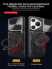 Удароустойчив твърд гръб / Кейс Defender Armor Ring Magnetic Holder lens cover Huawei Pura 80 Ultra 5G / Pura 80 Pro 5G - черен