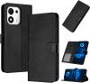 Луксозен кожен калъф Magnet Book със стойка за Honor 600 Smart - Черен