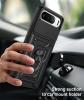 Удароустойчив твърд гръб / Кейс Defender Armor Ring Magnetic Holder lens cover Realme 16 5G - черен