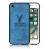 Луксозен гръб Deer за Apple iPhone 7 / iPhone 8 - син