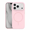 Силиконов калъф / гръб / TPU кейс Silicone Thin MagSafe за iPhone 17 Pro / iPhone 18 Pro - Светлорозов