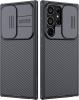 Оригинален Твърд кейс Nillkin Camshield Pro за Samsung Galaxy S24 Ultra - черен гръб Carbon