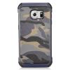 Твърд гръб със силиконов кант Camo Series за Samsung Galaxy S7 Edge G935 - синьо-сив / камуфлаж