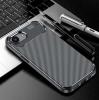 Луксозен силиконов калъф / кейс / TPU Auto Focus за Apple iPhone 16e - черен / Carbon