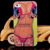 Силиконов калъф / гръб / TPU за Apple iPhone 5 / 5S - Rose Bikini / Girl