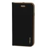 Луксозен кожен калъф Flip тефтер Vennus за Samsung Galaxy A03s - черен