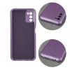 Силиконов калъф / гръб / TPU кейс Metallic Cover за Samsung Galaxy A22 4G - лилав