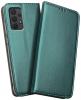 Кожен калъф Flip тефтер Magnetic Book със стойка за Samsung Galaxy A52 4G / A52 5G / A52s 5G - тъмно зелен