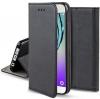 Кожен калъф Flip тефтер Magnet Book със стойка за Motorola Moto G57 / Moto G57 Power - черен