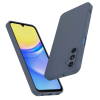Силиконов калъф / кейс / Nano TPU за Samsung Galaxy A55 - сив графит гръб със защита за камерата