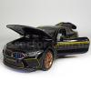Метална кола с отварящи се врати капаци светлини и звуци BMW M8 Competition Manhart 1:24 - черна