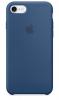 Оригинален гръб Silicone Cover за Apple iPhone 7 / iPhone 8 - тъмно син