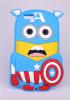 Силиконов калъф / гръб / TPU 3D за Apple iPhone 6 / 6S - син / Minion Captain America