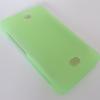Силиконов калъф / гръб / TPU за Nokia Asha 501 / Asha 501 Dual - зелен / мат