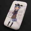 Силиконов калъф / гръб / TPU за Samsung Galaxy Ace 4 G313 - бял / Girl