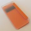 Луксозен кожен калъф Flip тефтер S-View Remax Leather case за Apple iPhone 5 / iPhone 5S - оранжев