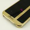 Луксозен твърд гръб RAYOUT diamond case за Samsung Galaxy S6 Edge G925 - черен / с камъни