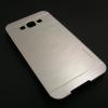 Луксозен твърд гръб / капак / MOTOMO за Samsung Galaxy E7 / Samsung E7 - сив