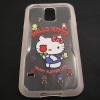 Силиконов калъф / гръб / TPU за Samsung Galaxy S5 G900 / Galaxy S5 Neo G903 - прозрачен / Hello Kitty