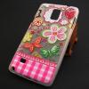 Силиконов калъф / гръб / TPU за Samsung Galaxy S5 G900 / Galaxy S5 Neo G903 - цветя и пеперуди