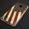 Силиконов калъф / гръб / TPU за Samsung Galaxy S5 G900 / Galaxy S5 Neo G903 - Retro American flag