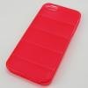 Силиконов гръб / калъф / TPU 3D за Apple iPhone 5 / iPhone 5S - червен