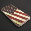 Силиконов калъф / гръб / TPU за Apple iPhone 6 4.7'' - Retro American flag