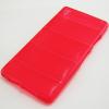 Силиконов гръб / калъф / TPU 3D за Sony Xperia Z1 L39h - червен