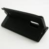 Кожен калъф Flip тефтер SS Case със стойка за Samsung Galaxy Note Edge N915 - черен