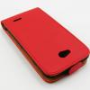 Кожен калъф Flip тефтер за LG L70 D320 / LG L70 Dual D325 - червен