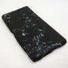 Силиконов калъф / гръб / TPU за Sony Xperia Z1 L39h - черен / водни капки