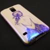 Силиконов калъф / гръб / TPU за Samsung G900 Galaxy S5 - Girl Swan / жълт